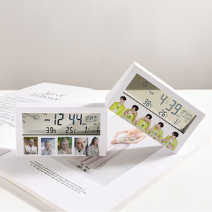 檀健次周边新款桌面学生小闹钟数字多功能个性简约可爱数字小时钟