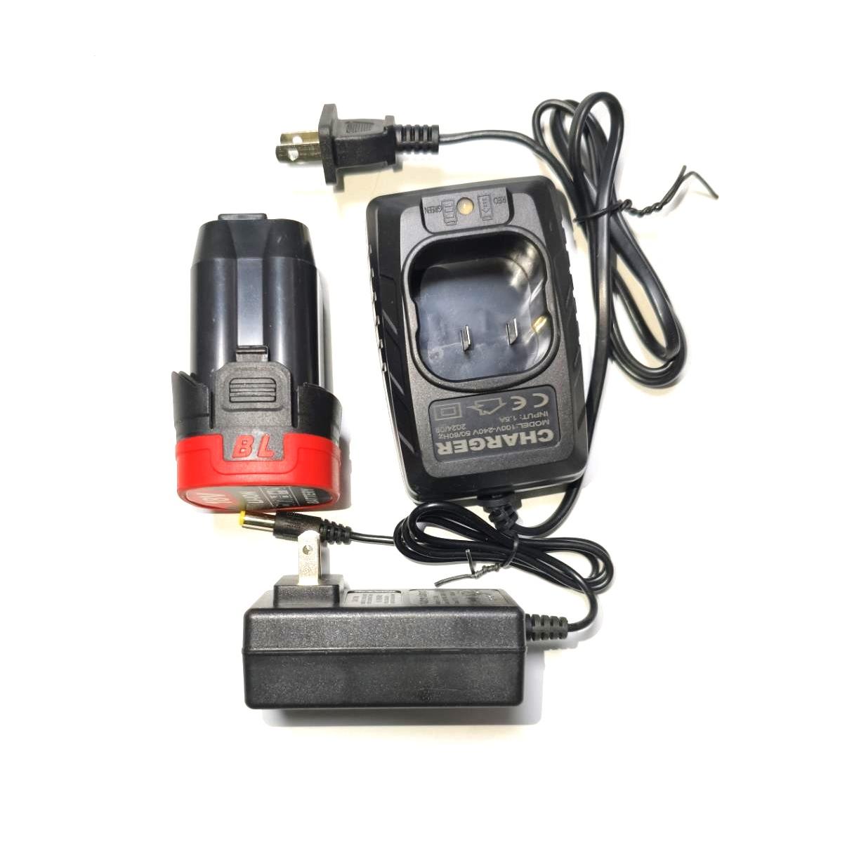 鹰视安 关谷16V 16.8V无刷手枪钻锂电池充电钻螺丝刀小钢炮充电器