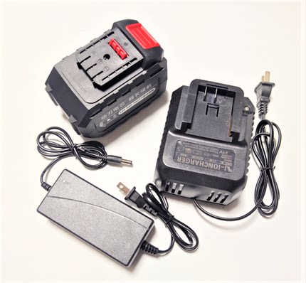 立信168VF 688V无刷冲击扳手角磨机电锤电镐架子工锂电池座充电器