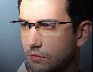 万保捷W 防蓝光大脸男半框可配近视眼镜框超轻镜架 606精品时尚