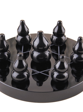 天然黑曜石葫芦七星阵开业礼品