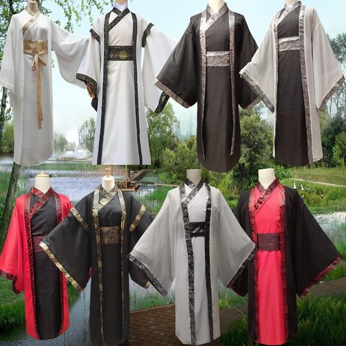 古装汉服男成人礼仪服装古代影视剧三国演义曹操刘备诸葛亮演出服