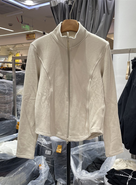 Miss.Q3176正版冬季韩版高领双拉链头显瘦百搭双面德绒开衫卫衣女