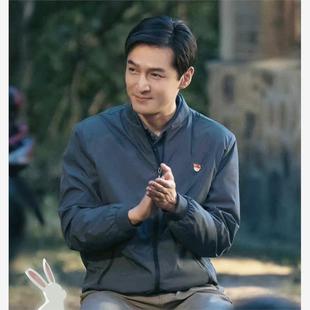 欧洲胡歌县委大院同款外套飞行夹克修身棒球服立领时尚休闲上衣潮