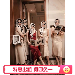 出租赁2026款晨袍女新娘伴娘团丝绸闺蜜结婚睡衣睡袍女长款生日宴