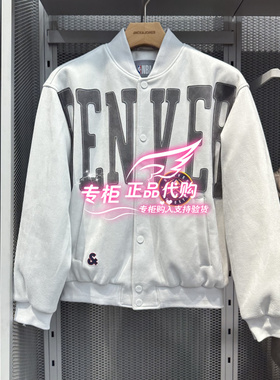 杰克琼斯男冬NBA联名百搭棒球领羽绒服 224423034 A41 224423043