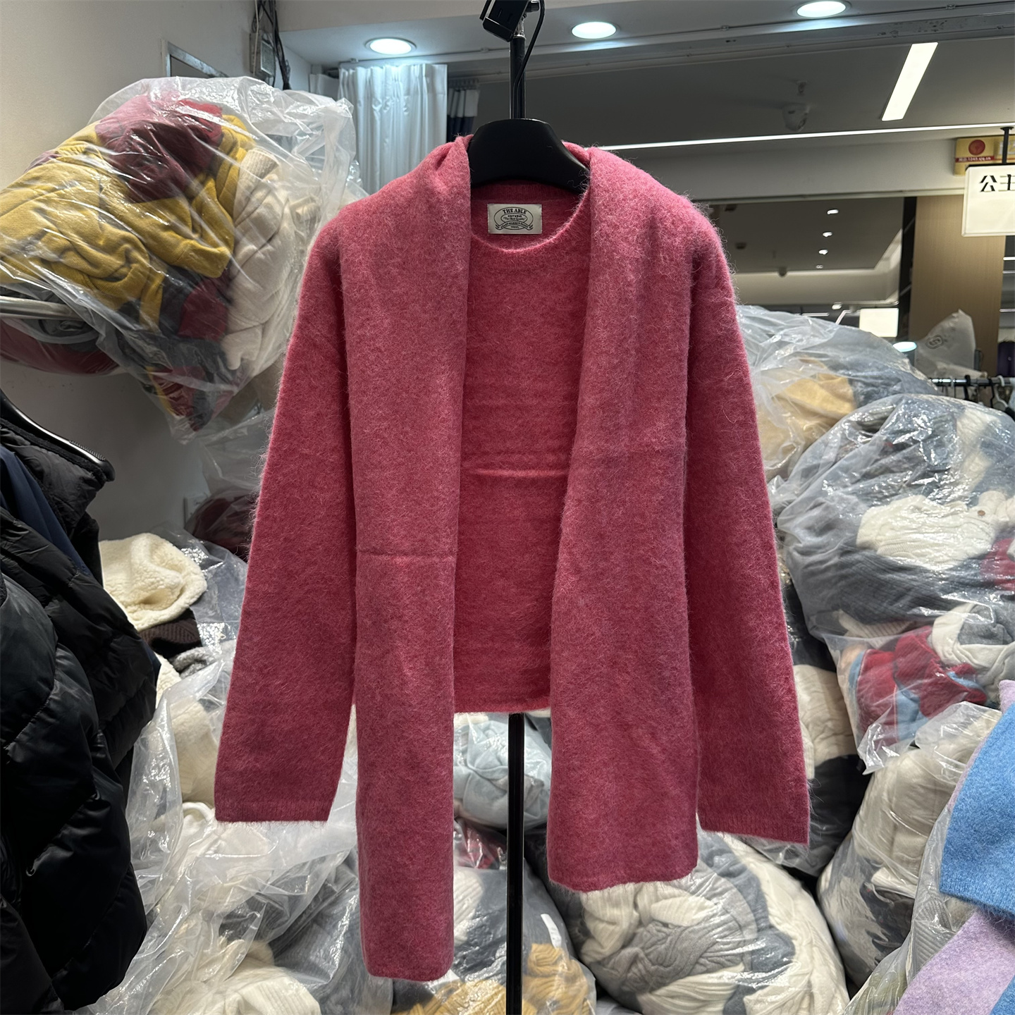 法式纯色绵羊毛针织衫毛衣