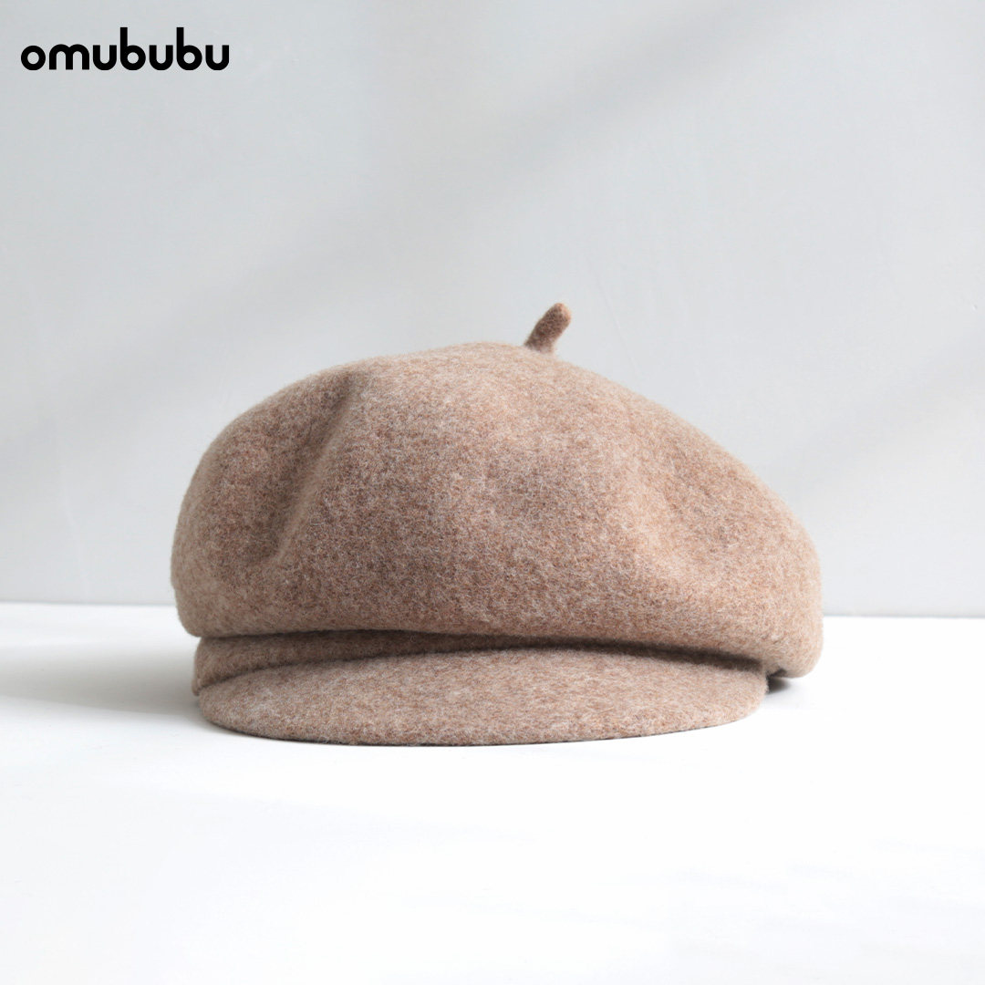 omububu秋冬韩版百搭羊毛贝雷帽女复古毛呢画家帽英伦文艺蓓蕾帽,服饰配件/皮带/帽子/围巾,帽子,淘宝优惠券,粉丝福利购,淘宝优惠卷