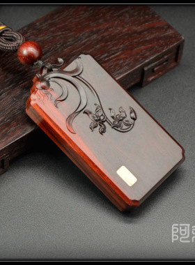 紫檀镶嵌牙兰花牌子印度小叶紫檀