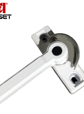 锐赛特RESET加厚铝合金窗户锁钩 推拉玻璃移门窗户月牙锁扣单个装