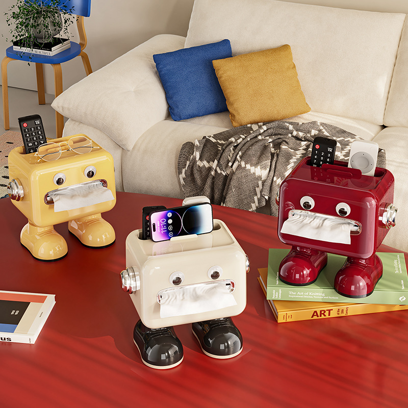 餐巾纸客厅家用翻盖多功能创意