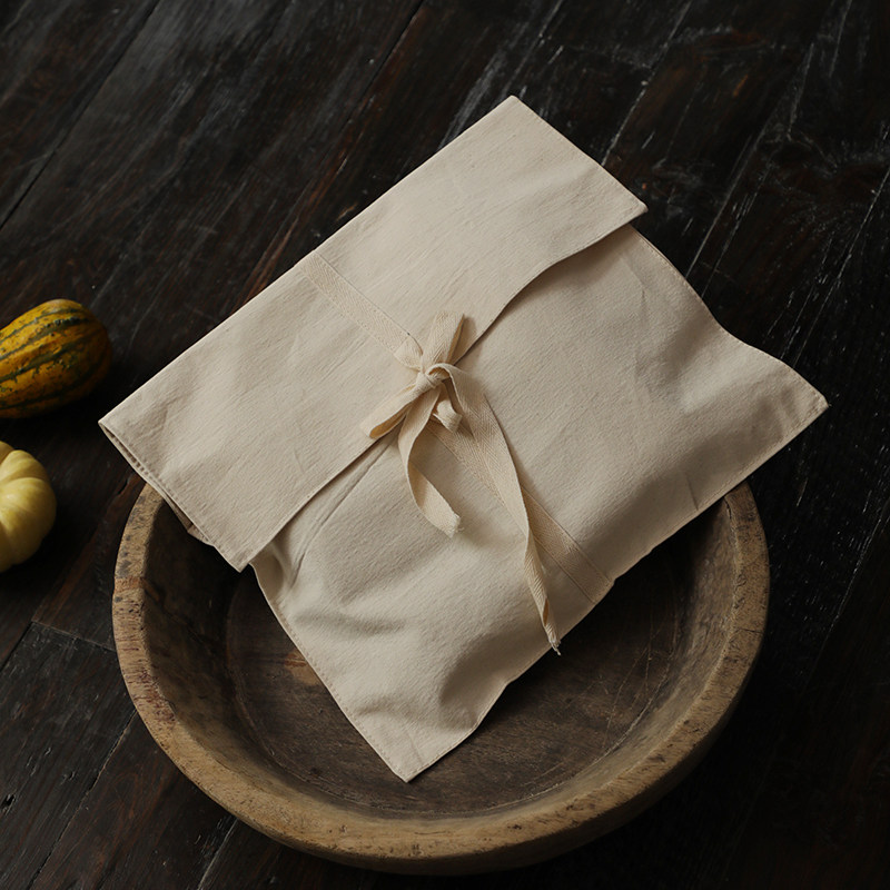 纯棉收纳袋加厚信封袋包包内衣文胸旅行衣物礼品包装多用途素雅