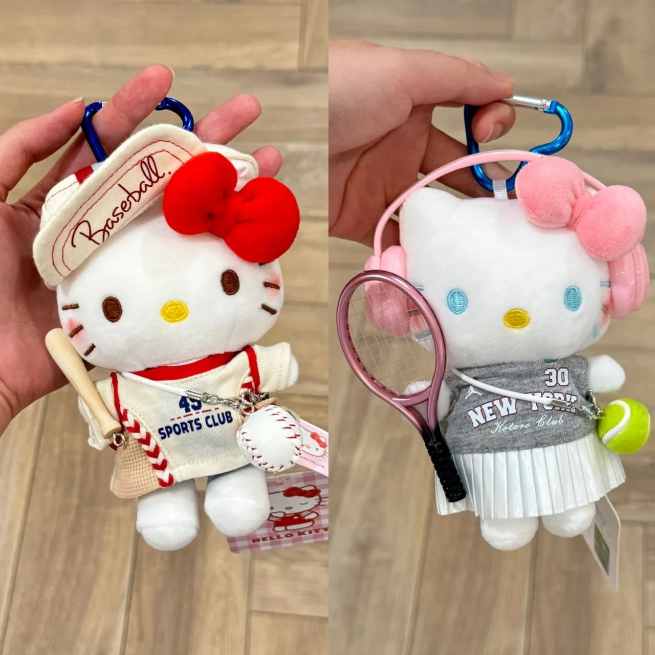 棒球Kitty毛绒公仔玩偶包挂饰