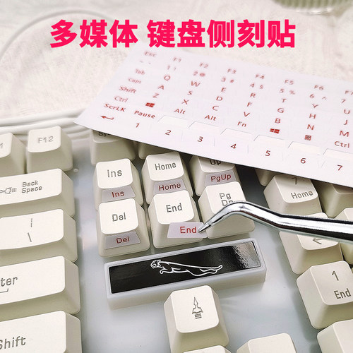 侧刻贴多媒体快捷功能图标贴