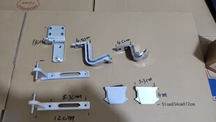 适用于博西华 西门子 博世辰加冰箱配件 铰链 门轴合页金属连接件