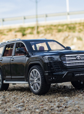 【SL332】金丽方 1:24沣田陆巡LC300声光带回力车儿童玩具仿真合