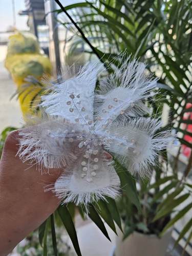 Оригинальные блестки для ногтей ручной работы, милый аксессуар для волос для невесты