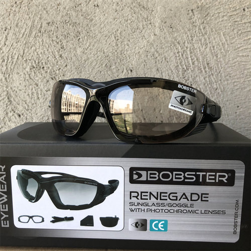 BOBSTER变色镜片哈雷防风护目镜