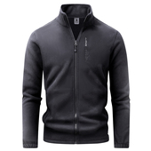 户外抓绒衣男上衣保暖防风冲锋衣男登山徒步休闲运动外套男秋