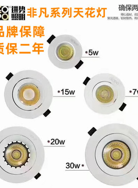 GOPO射灯进势照明嵌入式LED射灯COB非凡天花灯系列5W7W15W20W30W