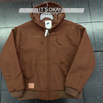 Nike耐克男羊毛混纺复古运动外套