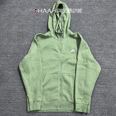 Nike耐克秋冬男女运动训练休闲薄绒保暖拉链连帽衫 外套BV2646 386