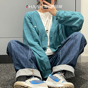 379 DQ6307 722 外套 Nike耐克春秋男女子羊毛V领运动休闲针织开衫