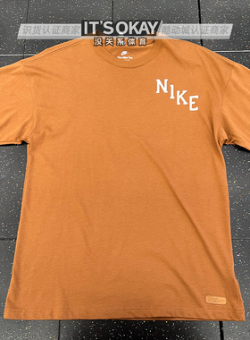 Nike/耐克夏男子运动休闲耐高字母印花透气篮球圆领短袖T恤IB9966