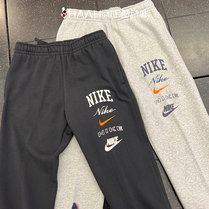 Nike/耐克男子字母印花运动长裤