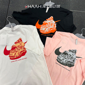 男子透气印花篮球训练圆领休闲运动短袖 Nike 耐克夏新款 T恤FB9806