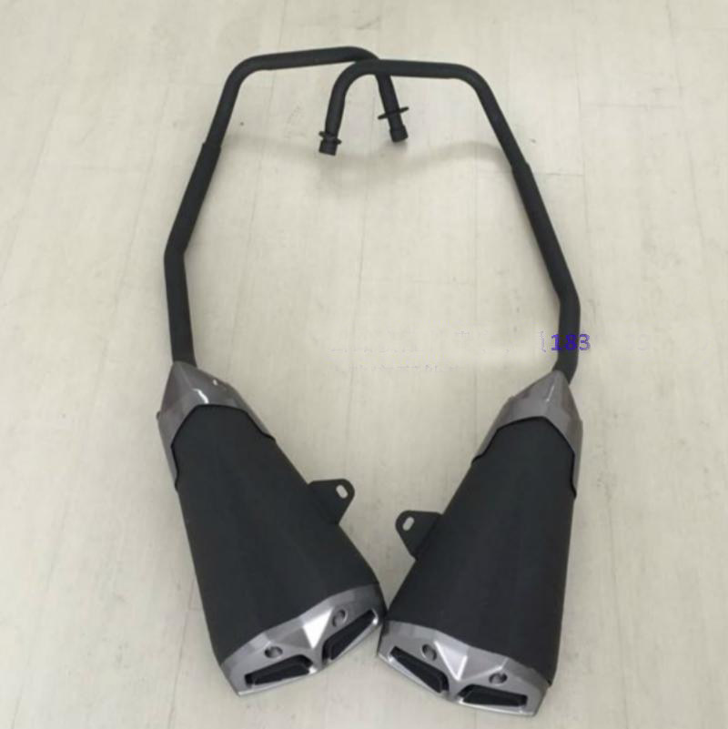 地平线2代一代S款摩托车川崎排气管配件GT北极光跑车消音器烟筒