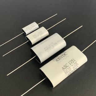 美国ASC X663系列 2UF 50V/200V/400V 轴向 发烧分频耦合无极电容