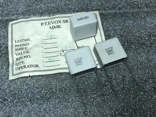 原装瑞典EVOX MMK 3.9UF 5.6uf 250V发烧分频无极簿膜电容