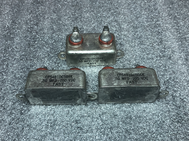 古董 美国 FAST CP54B1  200V 0.5UF 代 0.47uf 耦合油浸电容