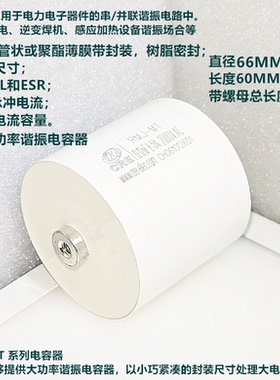 CRE RMJ-MT 0.12uF 2000VAC 80A大电流 高频谐振大功率谐振电容器