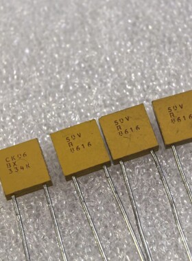 CK06BX334K 美国 AVX 0.33UF 50V 铜脚 耐高温 高频 多层陶瓷电容