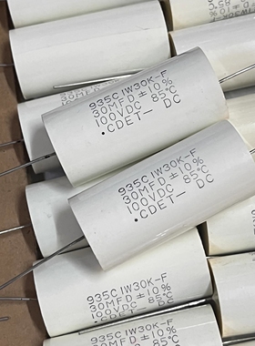 全新美国 CDET 935C IW30K-F 30UF 100V DC 粗铜脚 无感吸收电容