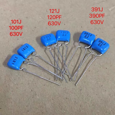 全新日本双信 SOSHIN 100PF/120PF/390PF/ 630V 音频耦合无极电容