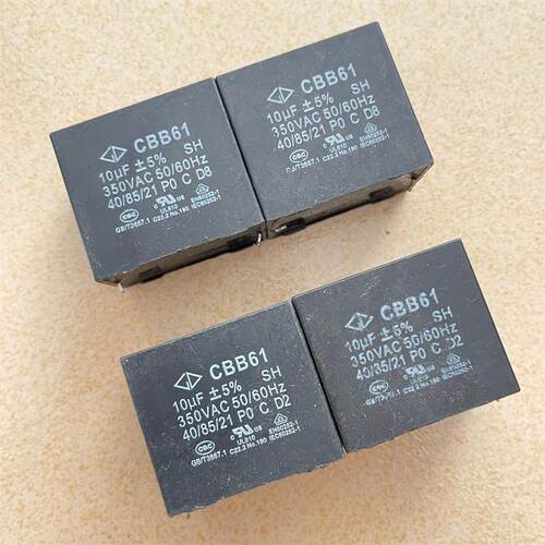 拆机 法拉 CBB61系 10UF350V AC 1000V 高压滤波关断无极性电容