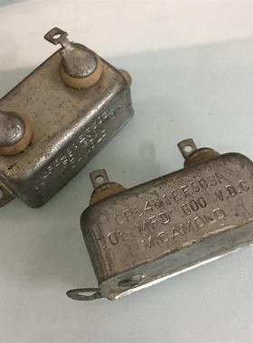 古董美国MICAMOLD503K 0.05UF 代0.047UF 600V 胆机油浸耦合电容