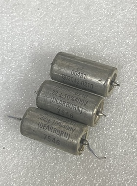 拆机 美国思碧DEARBORN 0.22UF 400V DC胆机音频耦合铜壳油浸电容