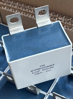 全新原盒CDET STC205K122D3S28-F 2UF 1200V 高压吸收薄膜电容