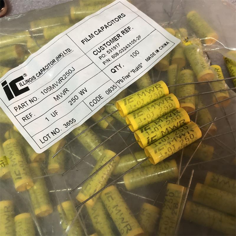 际原包美国IC 105MWR250J系列 1UF 250V 发烧耦合分频无极电容