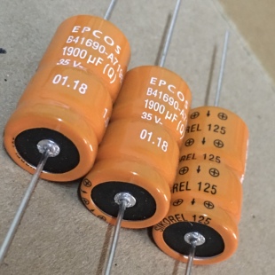 原盒 EPCOS 西门子 B41690系1900UF 35V 代 2200UF 音频滤波电容