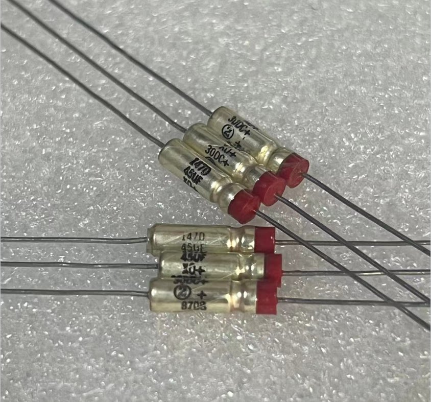 全新 sprague思碧②147d系 30v 45uf 代47uf 音频银油液态银电容