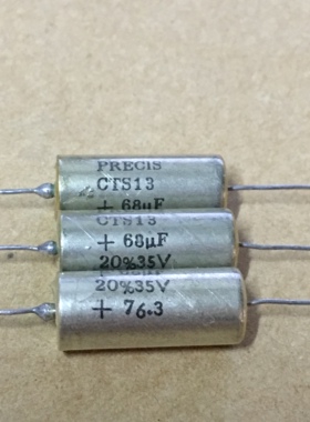 全新英国 PRECIS CTS13系列  68uf 35v 发烧音频 钽电解电容