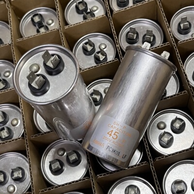 原箱日本ANNAKA  SH-P CAPACITOR  45UF 200VAC 电机启动油浸电容