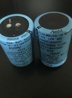 美国 摩罗利 MALLORY 330UF450V TYPE系 胆机滤波电解电容