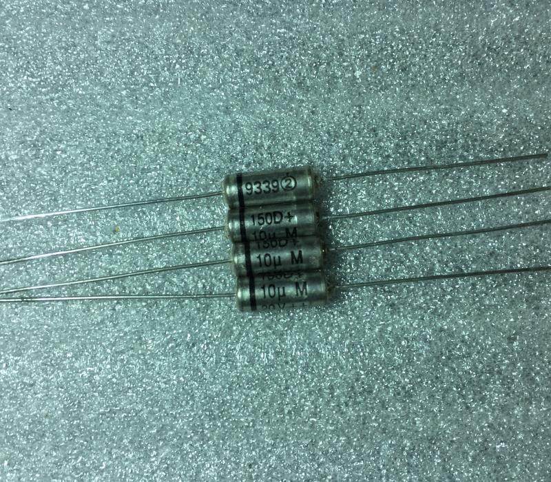 原装思碧 SPRAGUE（2）150D系 10UF20V 代替25V 轴向钽电解电容