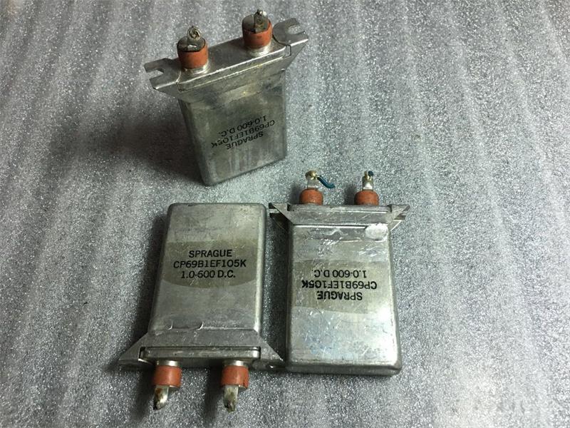 古董 SPRAGUE 美国思碧 1UF600VDC 发烧胆机耦合油浸无极电容